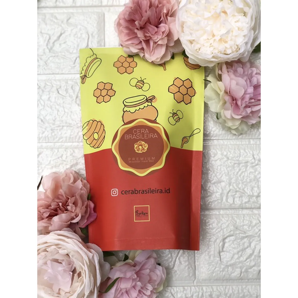 Depilação Brasileira, Cera Dura Brasileira 100% Natural – Pele Lisa Sem Dor | Cera Brasileira 250g